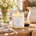 Clean Cotton Soy Candle – Farmhouse Collection Scent No. 02 (9 oz)