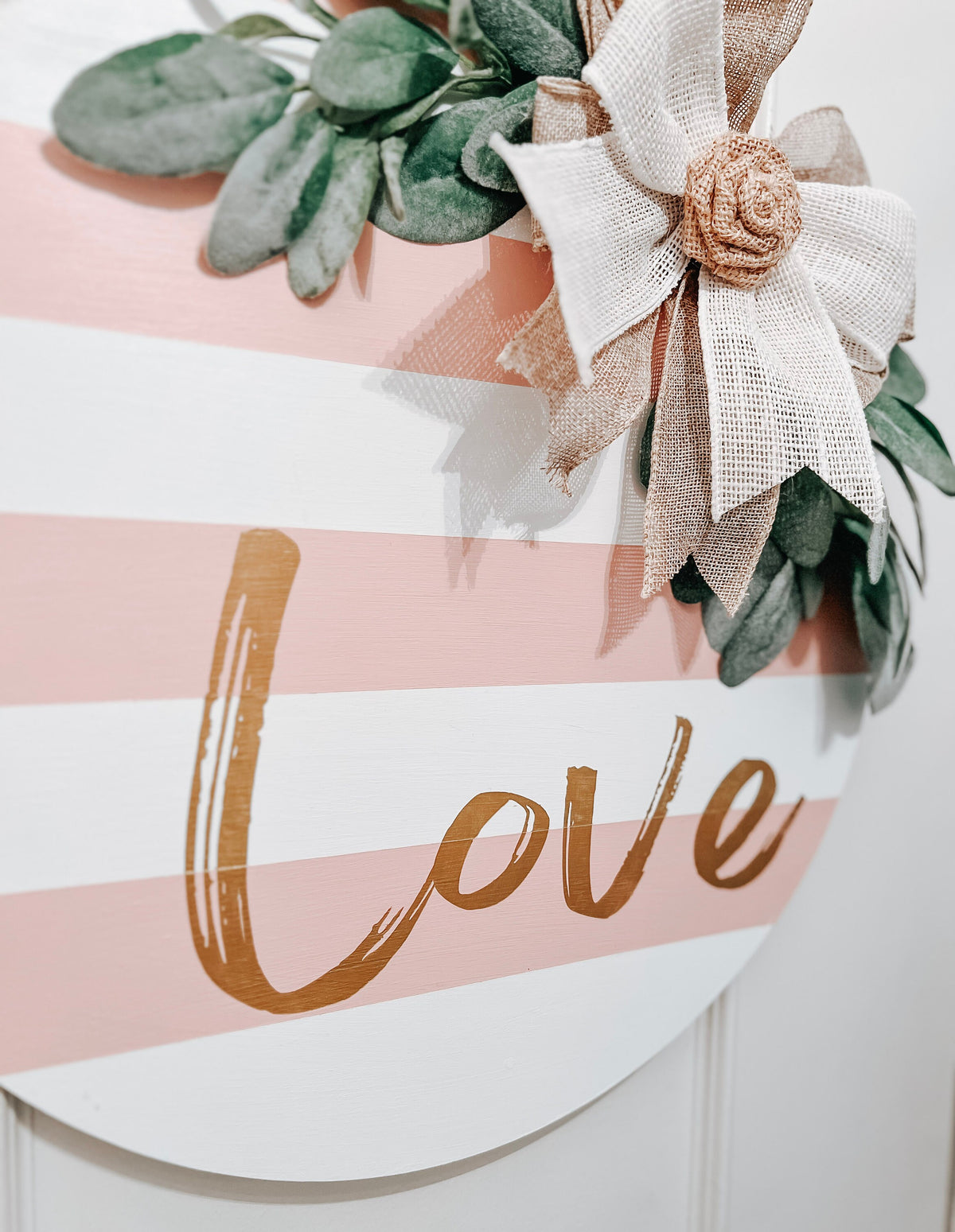 Valentine Love door hanger full product shot